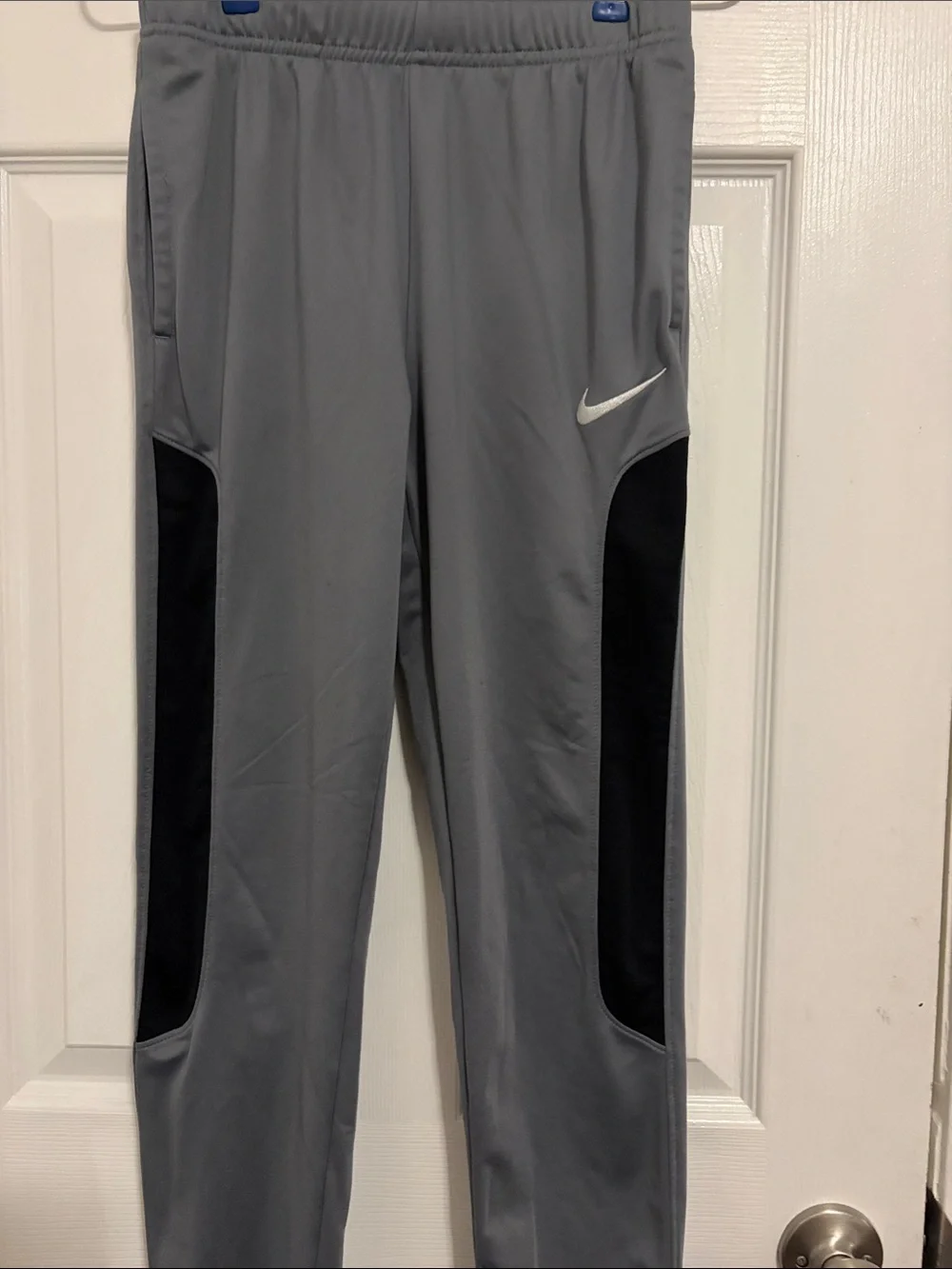 Nike Grey Jogger Pants with Black Side Panels